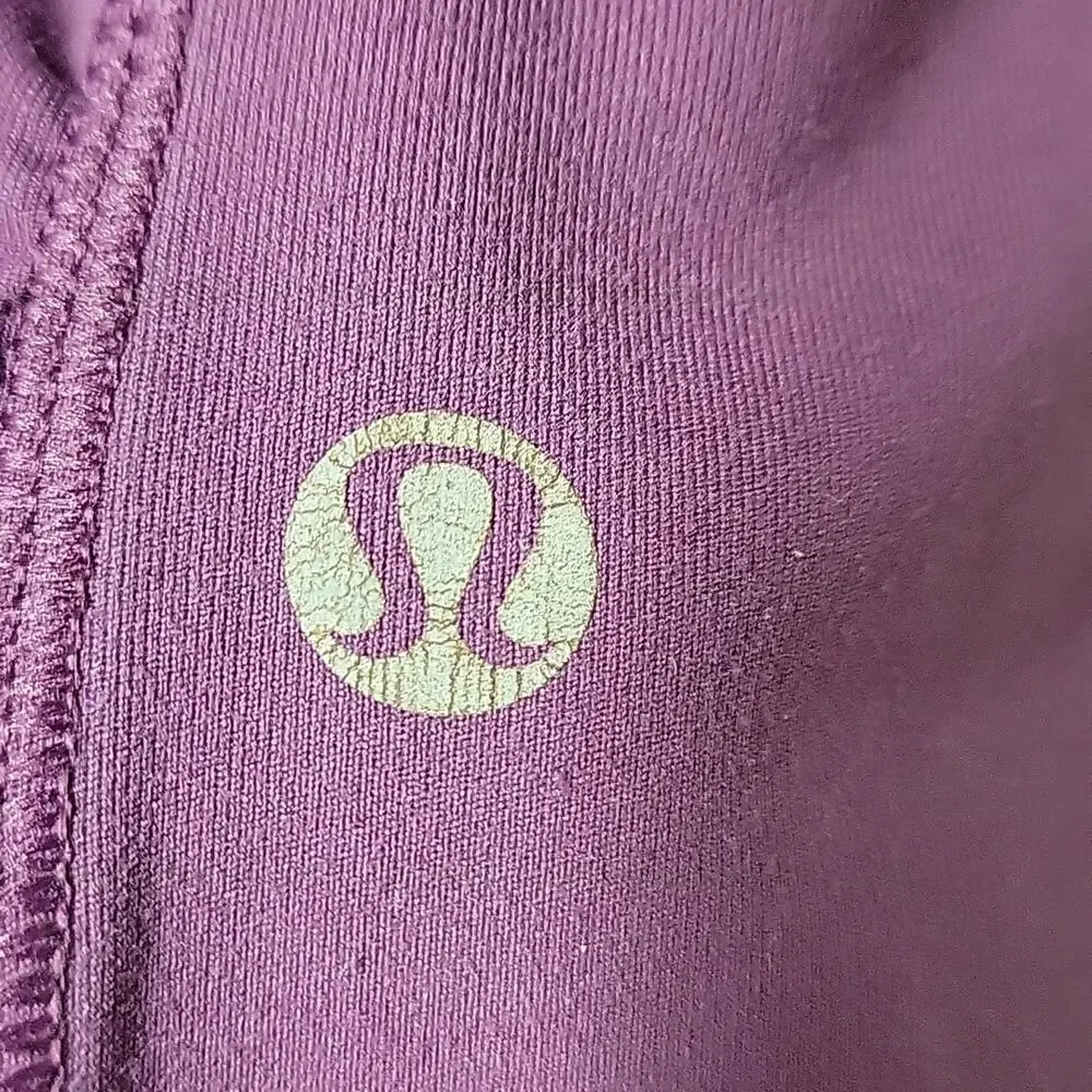 Lululemon Full Length Side Pocket Leggings Plum Womens Size 6 - Picture 5 of 10